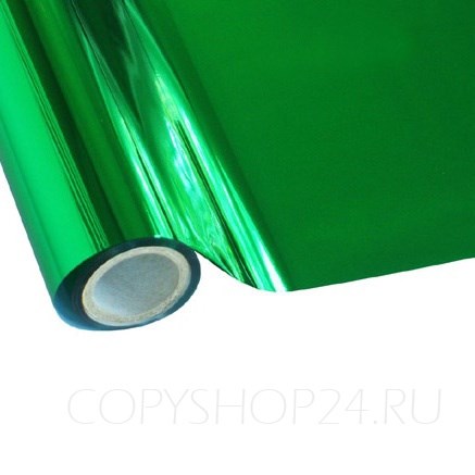 Фольга тонерочувствительная зеленый металлик в роликах 20 см х 60 м - фото 9724